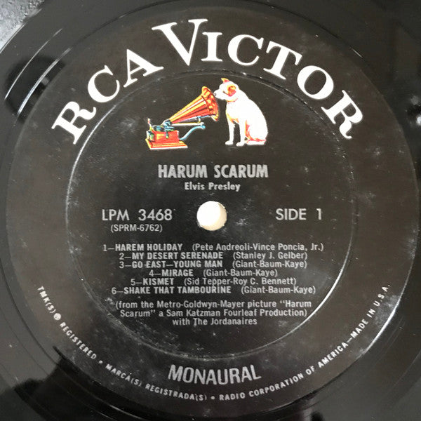 Elvis* : Harum Scarum (LP, Album, Mono, Roc)