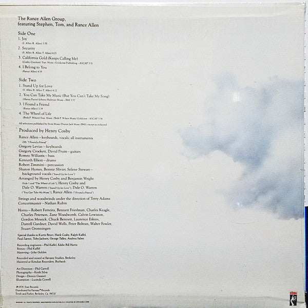 Rance Allen : Straight From The Heart (LP, Album, Ter)