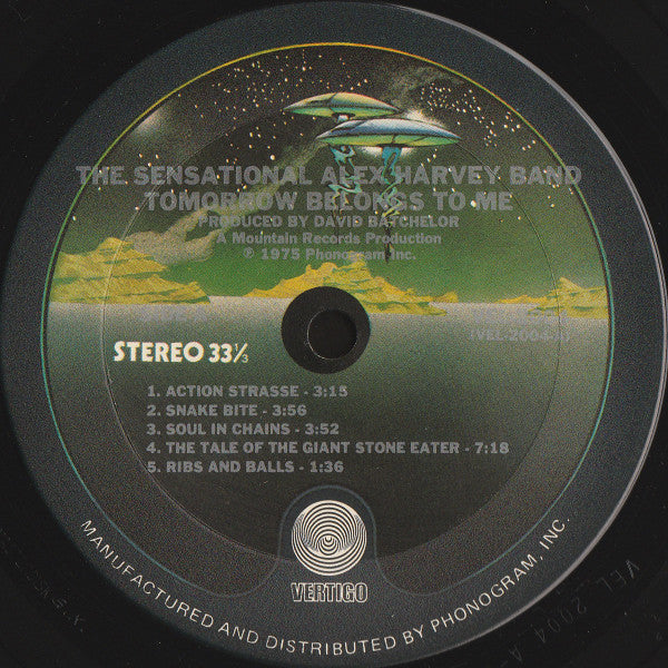 The Sensational Alex Harvey Band : Tomorrow Belongs To Me (LP, Album, Ter)