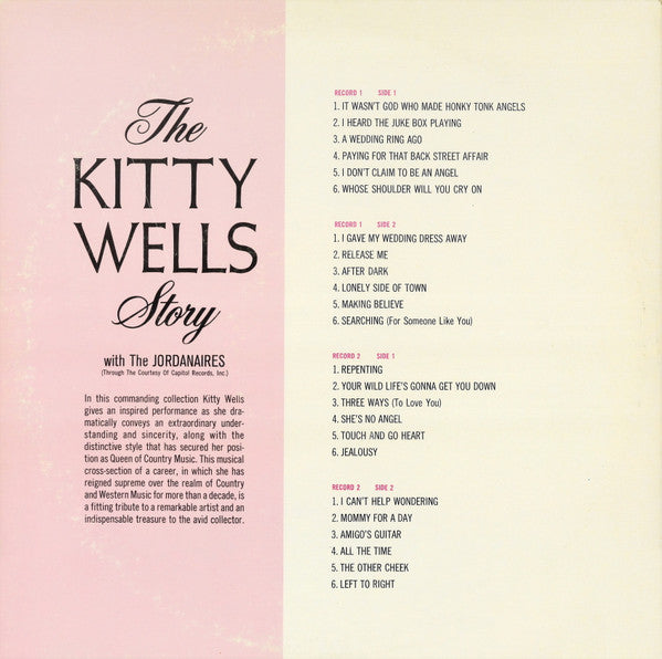 Kitty Wells : The Kitty Wells Story (2xLP, Comp, RP, Ind)