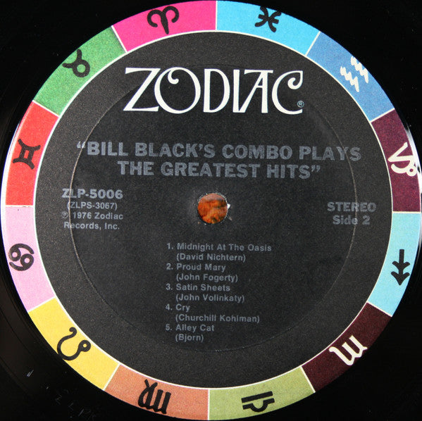 Bill Black's Combo : Plays The Greatest Hits (LP, Album, Comp)