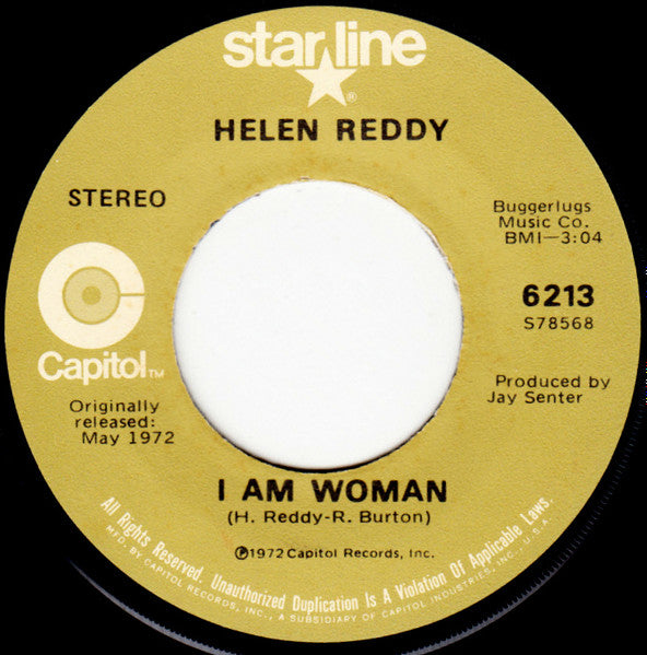 Helen Reddy : I Don't Know How To Love Him (7")