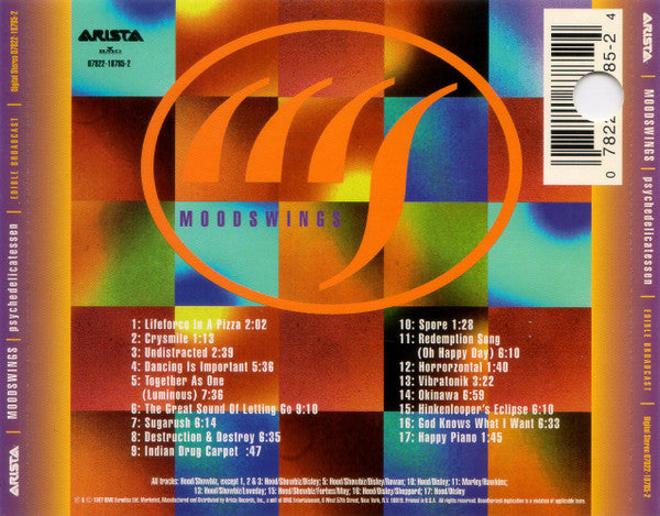 Moodswings : Psychedelicatessen (CD, Album)