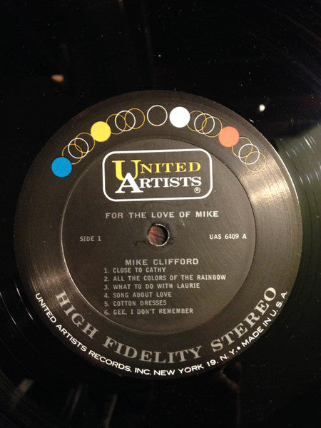 Mike Clifford : For The Love Of Mike (LP, Album)