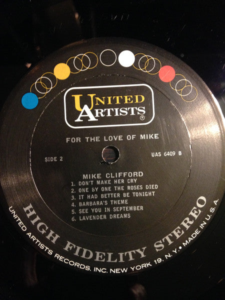 Mike Clifford : For The Love Of Mike (LP, Album)