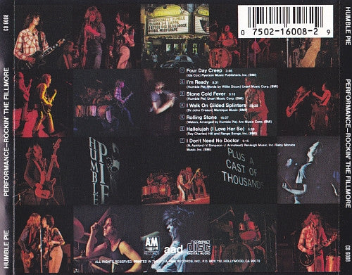 Humble Pie : Performance - Rockin' The Fillmore (CD, Album, RE)