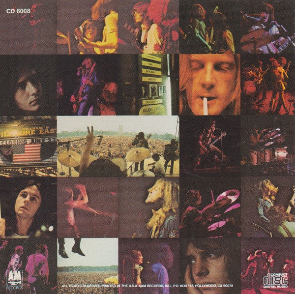 Humble Pie : Performance - Rockin' The Fillmore (CD, Album, RE)