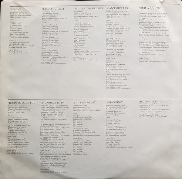 Dick St. Nicklaus : Magic (LP, Album, Promo)