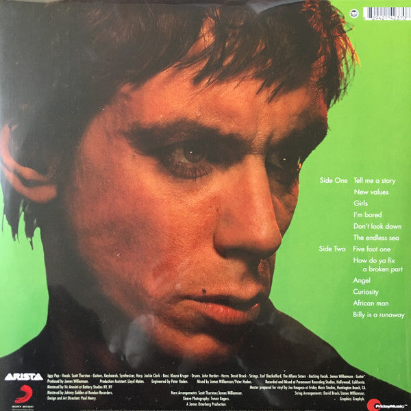 Iggy Pop : New Values (LP, Album, Ltd, RP, Ora)
