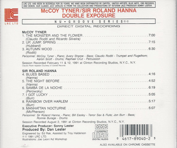 McCoy Tyner / Sir Roland Hanna* : Double Exposure (CD, Album)