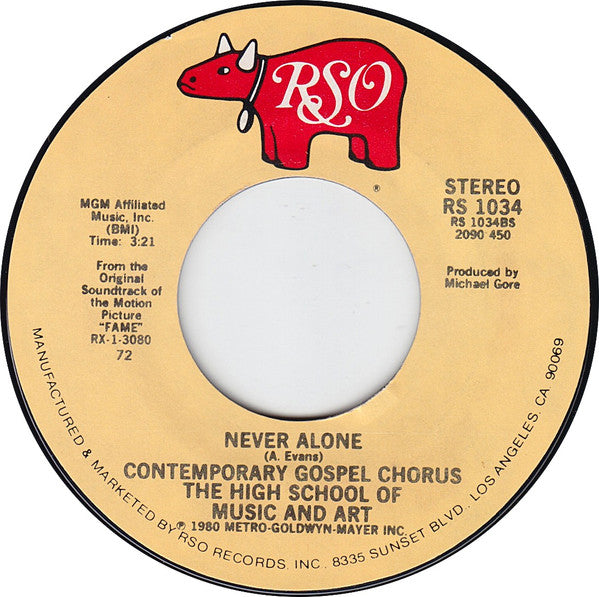 Irene Cara : Fame (7", Single, Styrene, 72 )