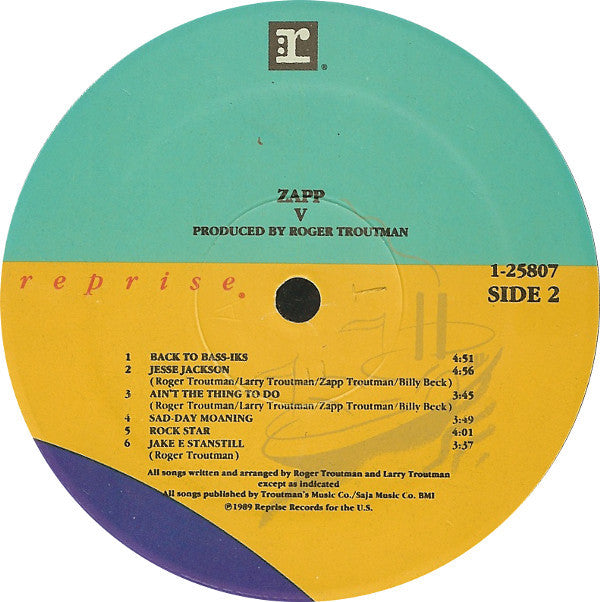 Zapp : Zapp Vibe (LP, Album, Spe)