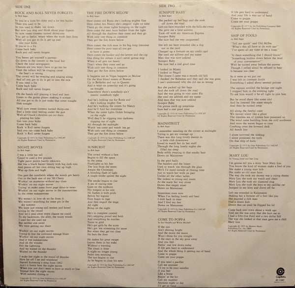 Bob Seger And The Silver Bullet Band : Night Moves (LP, Album, Club)