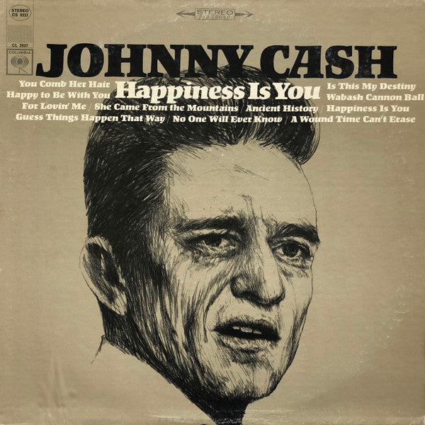 Johnny Cash : Happiness Is You / That's What You Get For Lovin' Me (LP, Album, Tit)