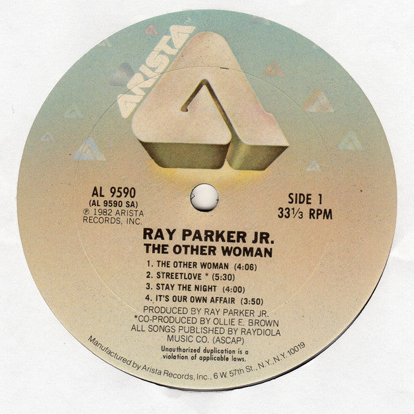 Ray Parker Jr. : The Other Woman (LP, Album, Club, CRC)