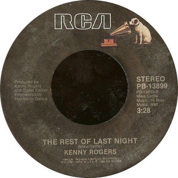 Kenny Rogers With Kim Carnes And James Ingram : What About Me? (7", Single, Styrene, Ind)