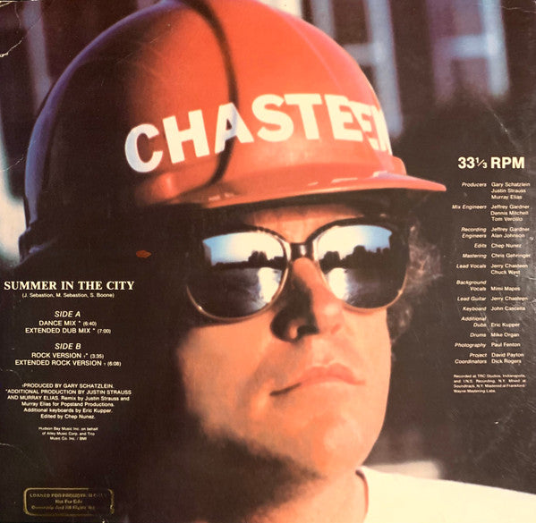 Chasteen : Summer In The City (12")