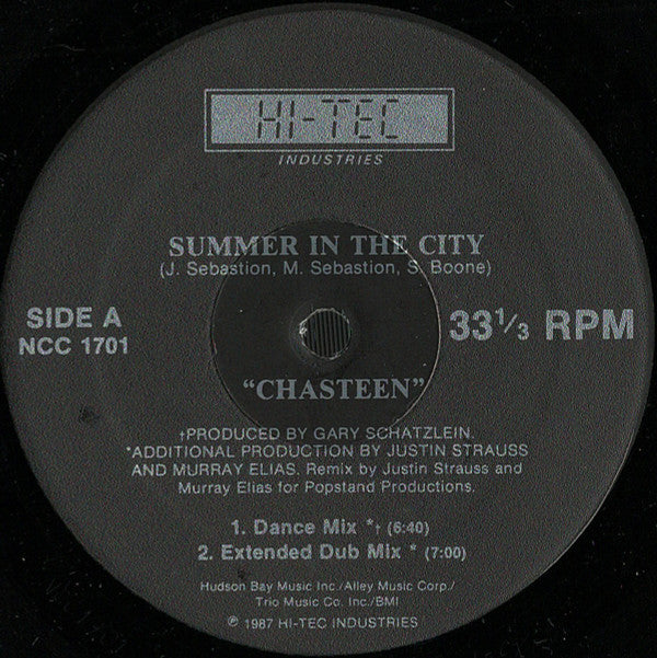 Chasteen : Summer In The City (12")