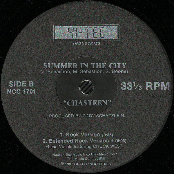 Chasteen : Summer In The City (12")
