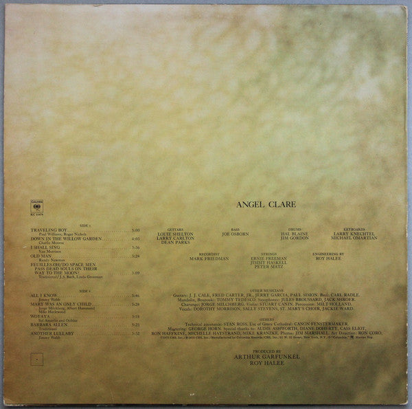 Garfunkel* : Angel Clare (LP, Album, Pit)