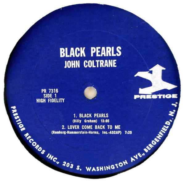 John Coltrane : Black Pearls (LP, Album, Mono, RP)