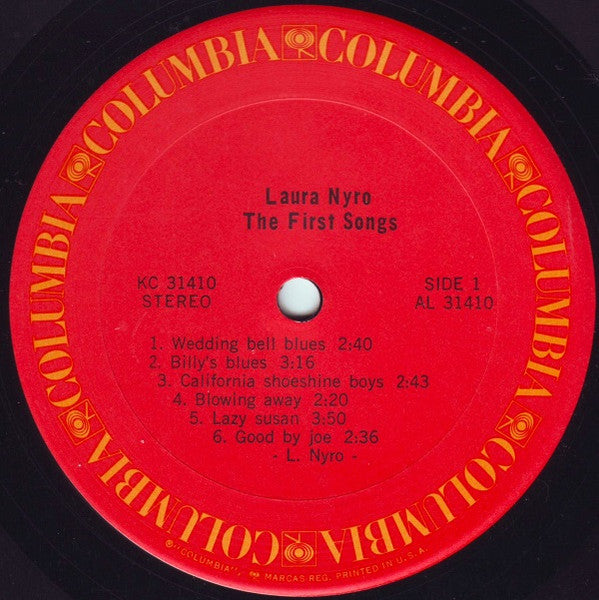 Laura Nyro : The First Songs (LP, Album, RE, Pit)