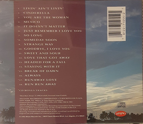 Firefall : Greatest Hits (CD, Comp, RM, Spe)