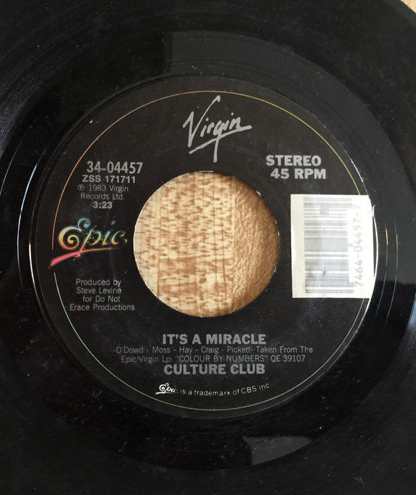 Culture Club : It’s A Miracle / Love Twist (7", Single, Pit)