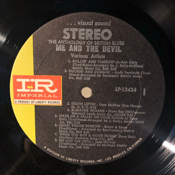 Various : The Anthology Of British Blues: Me And The Devil (LP, Album)