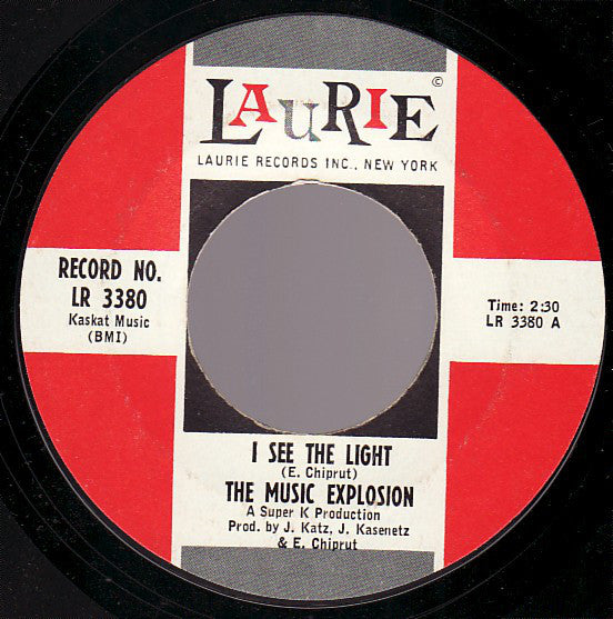 The Music Explosion : I See The Light / Little Bit O'Soul (7", Single, Styrene, Ter)