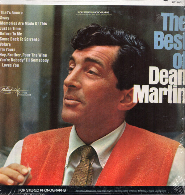 Dean Martin : The Best Of Dean Martin (LP, Comp, RE, Jac)