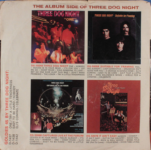 Three Dog Night : Mama Told Me (Not To Come) (7", Single)