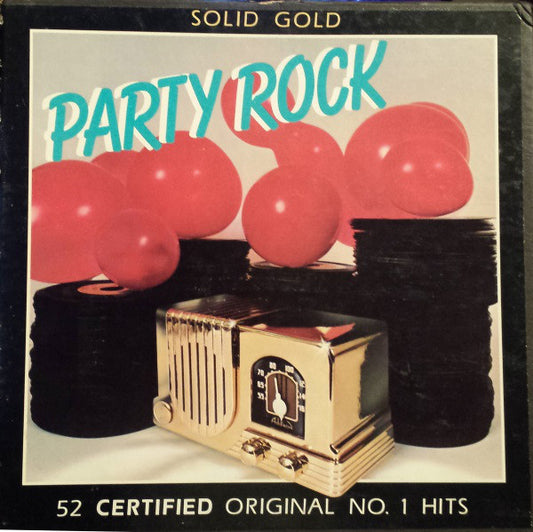 Various : Silver Eagle Records Presents Solid Gold Party Rock (5xLP, Comp, Spe + Box)