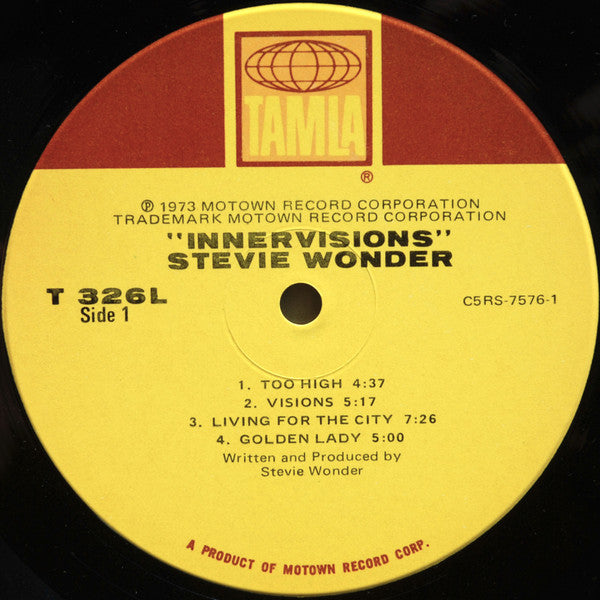 Stevie Wonder : Innervisions (LP, Album, Hol)
