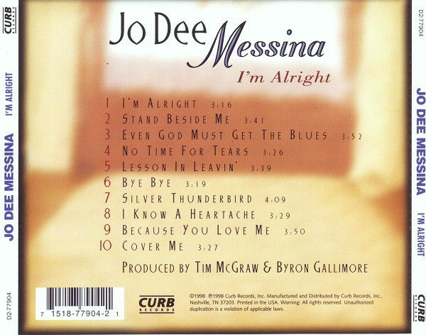 Jo Dee Messina : I'm Alright (CD, Album)