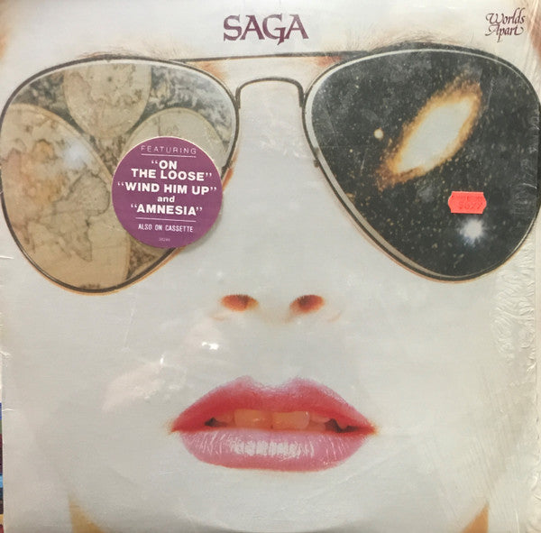 Saga (3) : Worlds Apart (LP, Album, Pit)