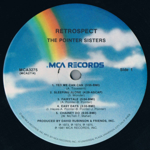 The Pointer Sisters* : Retrospect (LP, Comp, RE)