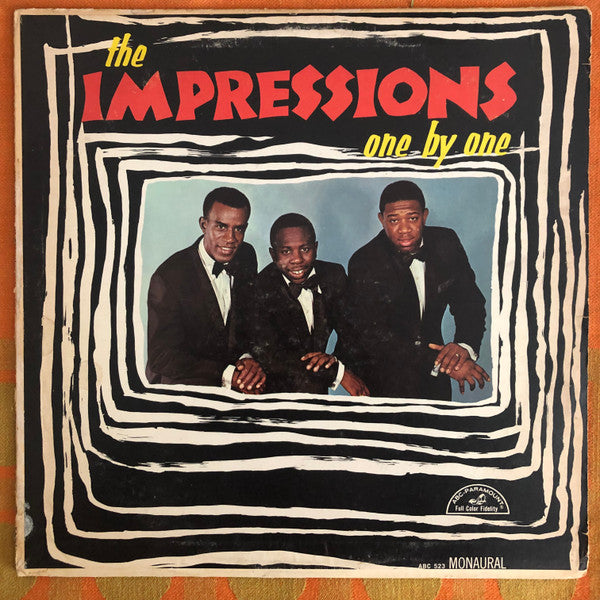The Impressions : One By One (LP, Album, Mono, Club)