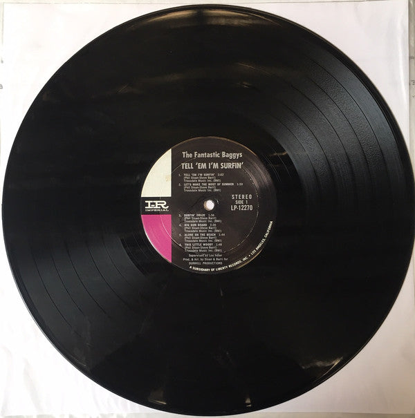 The Fantastic Baggys : Tell 'Em I'm Surfin' (LP, Album)
