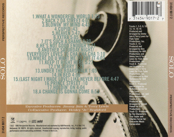 Solo (8) : Solo (CD, Album)