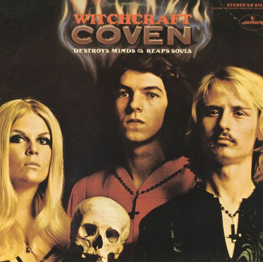 Coven (3) : Witchcraft Destroys Minds & Reaps Souls (LP, Album, Tri)