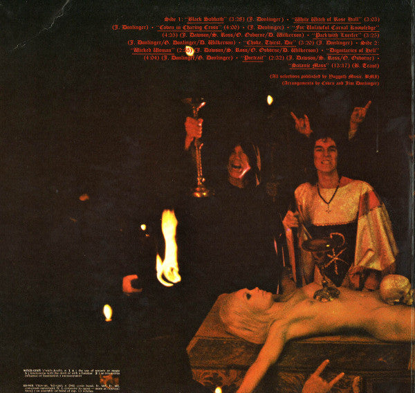 Coven (3) : Witchcraft Destroys Minds & Reaps Souls (LP, Album, Tri)