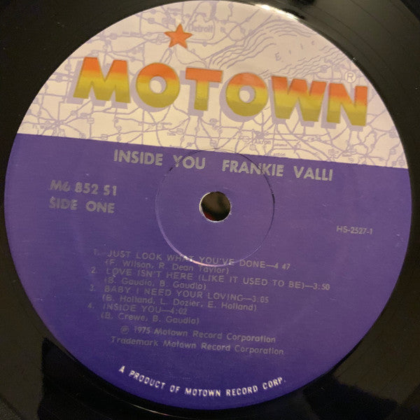 Frankie Valli : Inside You (LP, Album)