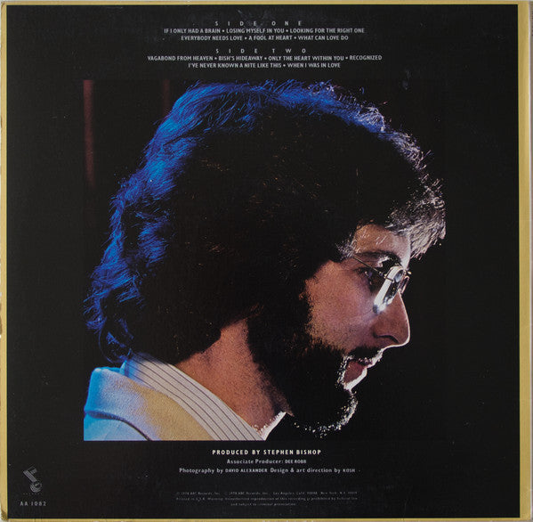 Stephen Bishop : Bish (Vinyl, VG+) – Square Cat Vinyl