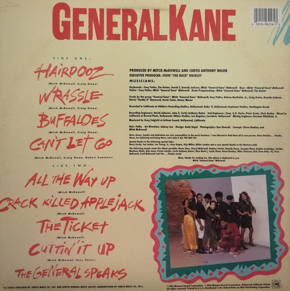 General Kane : In Full Chill (LP, Album)