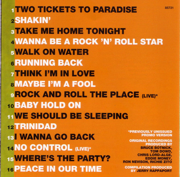 Eddie Money : The Best Of Eddie Money (CD, Comp, RM)