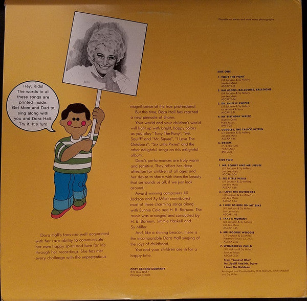 Dora Hall : Children For Dora Hall (LP, Album)