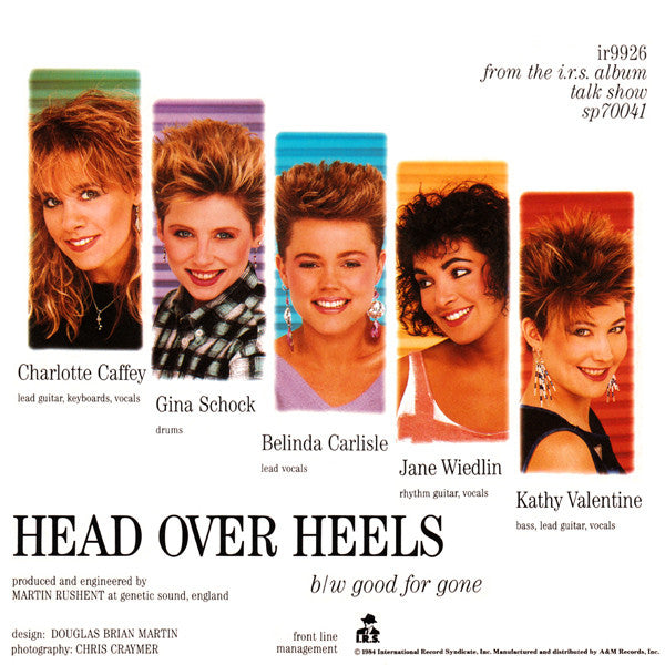 Gogos* : Head Over Heels (7", Single, Styrene, W, )