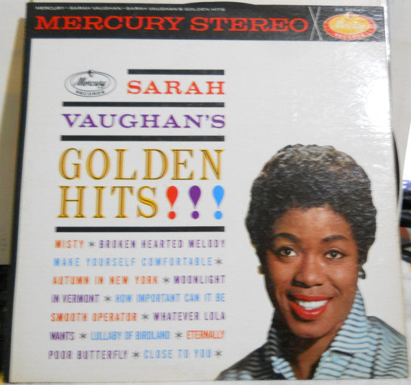 Sarah Vaughan : Sarah Vaughan's Golden Hits (LP, Comp)