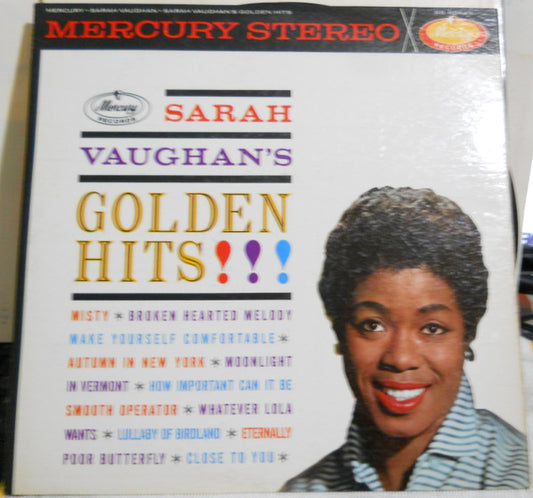 Sarah Vaughan : Sarah Vaughan's Golden Hits (LP, Comp)